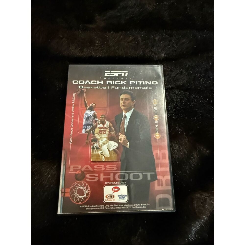 ESPN‎ Coach Rick Pitino DVD basketball fundamentals
